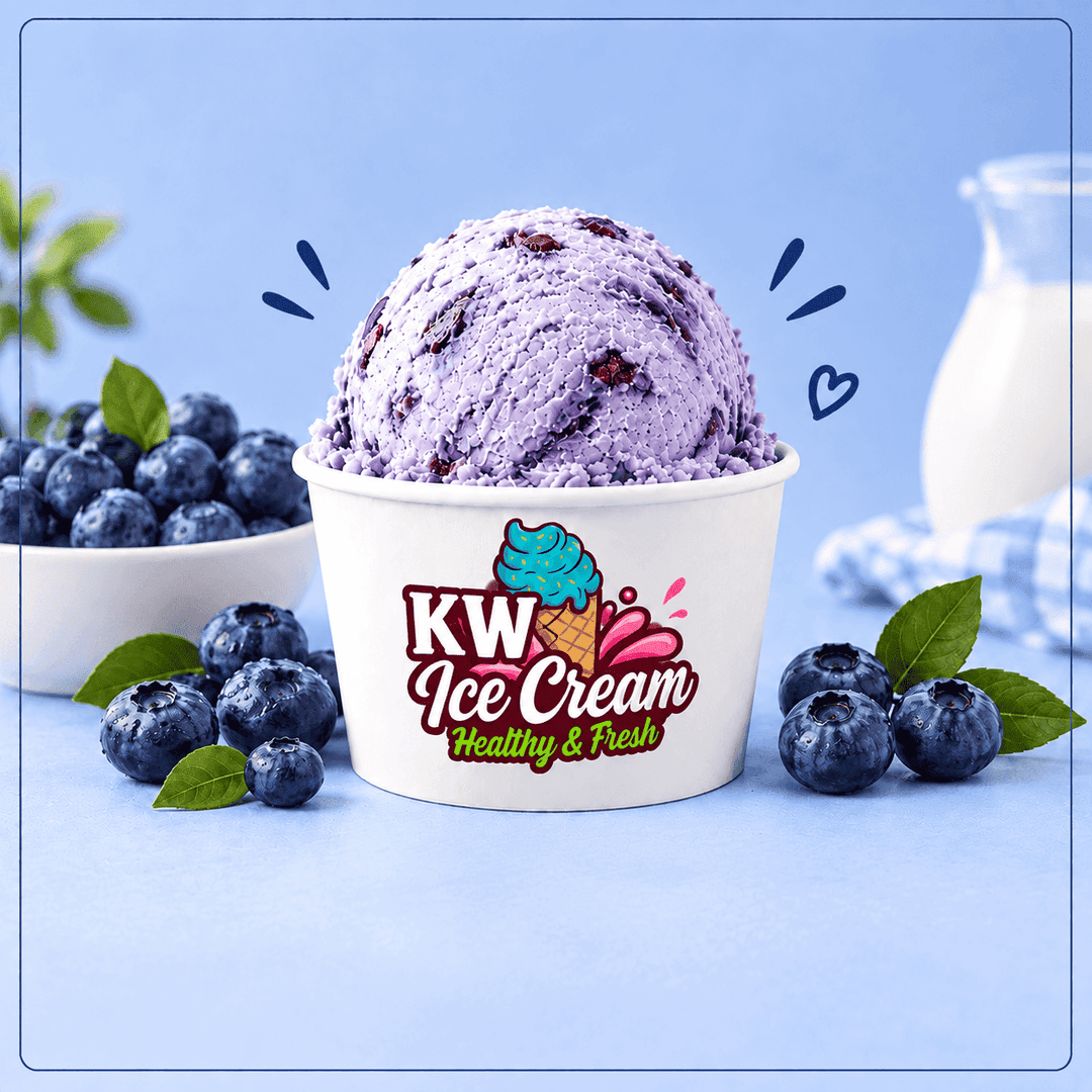 Blueberry Ice Cream – 10 Litre Box - 1