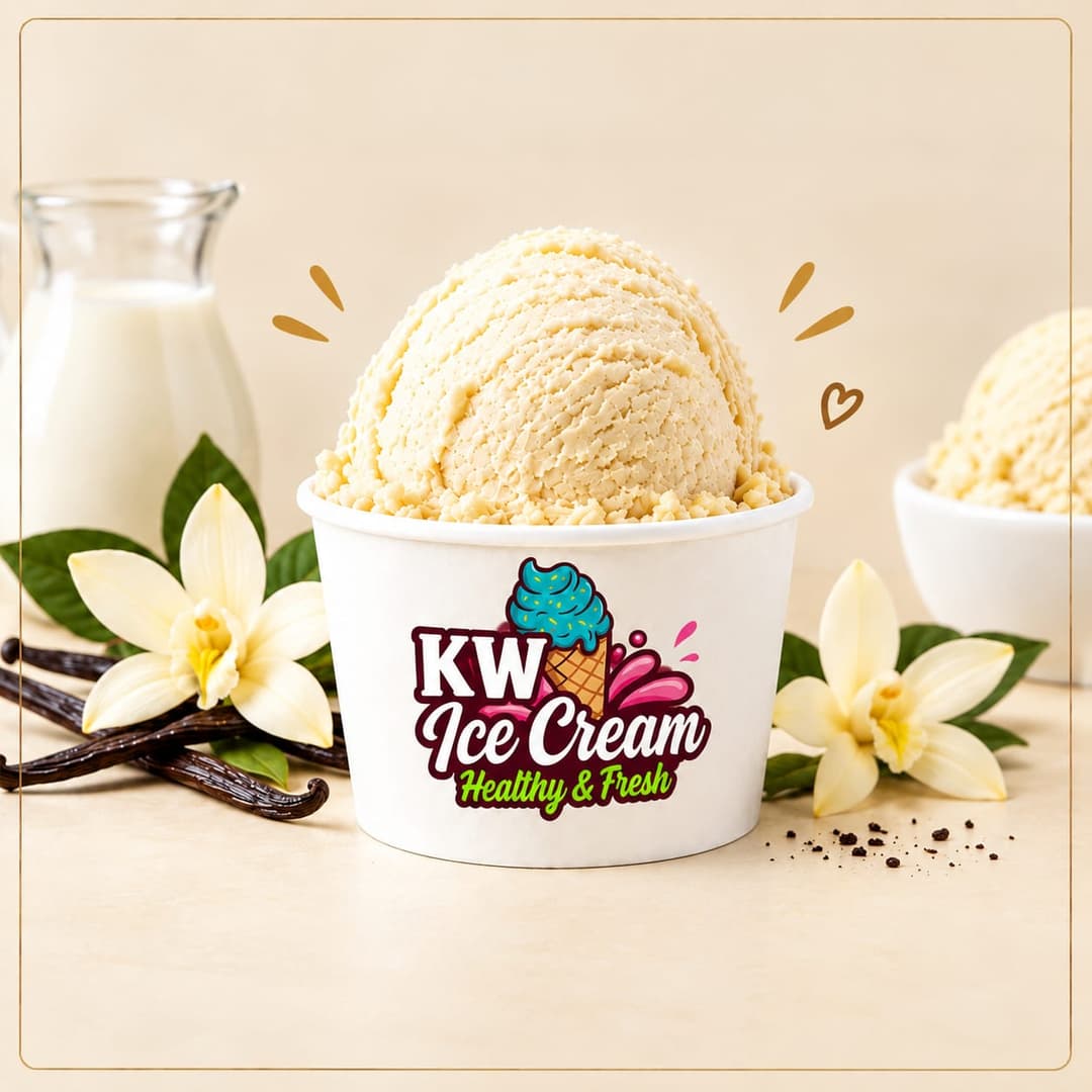 Vanilla Ice Cream - I Liter Bowl - 1